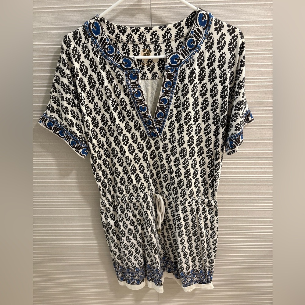 Tory Burch Guru Border Amara Coverup Dress - Picture 4 of 9